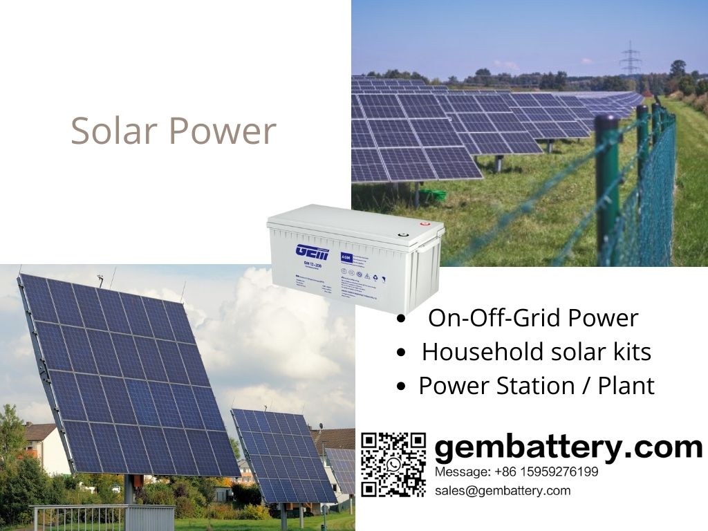 سلسلة GEM Battery GM بطاريات تخزين الطاقة الشمسية الخاصة
