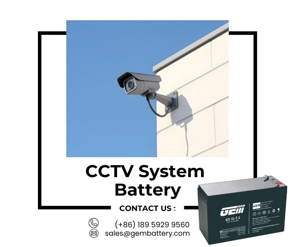 CCTV system battery