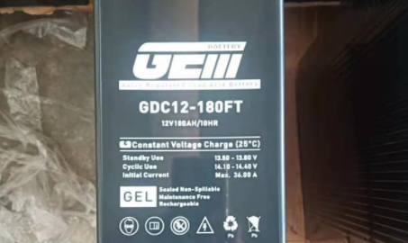 BTS برج جل البطارية الطرفية الأمامية GDC12-180FT (12V180AH)