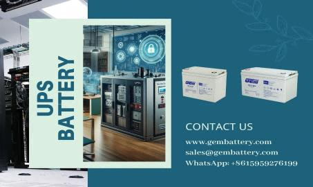 بطاريات UPS من GEMBATTERY تفتح عصرًا جديدًا للطاقة غير المنقطعة
