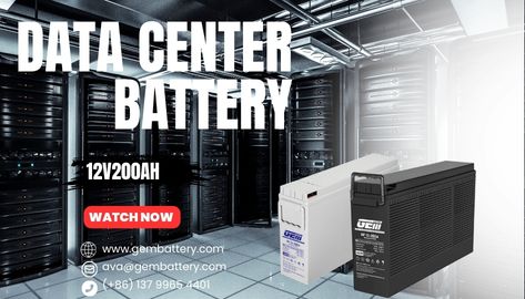 GEMBATTERY GF Series Front Terminal Batteries – Reliable Power for Telecom & Data Centers