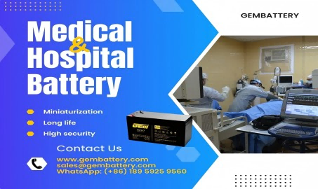 بطاريات طبية من سلسلة GEMBATTERY GS: تلبي احتياجات السيناريوهات الطبية المتعددة بأداء ممتاز