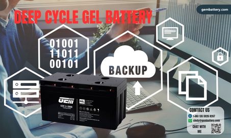 GEMBATTERY GDC Series: Advanced AGM-GEL Hybrid Deep Cycle Battery for Versatile Power Applications