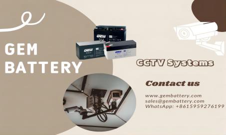 كيف يعمل نظام CCTV مع بطارية GEM