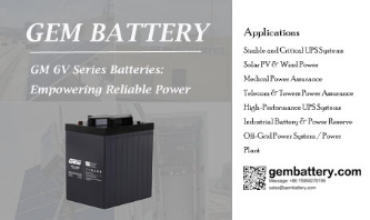 بطاريات سلسلة GEM I GM: تمكين الطاقة الموثوقة