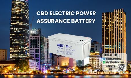GEMBATTERY GM Series Lead-Acid Batteries: All-Round Power Assurance for CBD Commercial Buildings